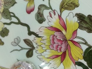 Adams Calyx Ware Ming Jade Fuente Vintage