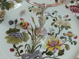 Adams Calyx Ware Ming Jade Fuente Vintage