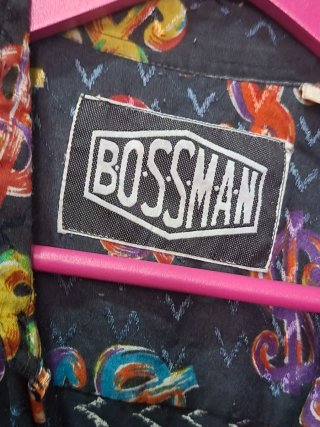 Camisa Vintage Bossman Dólares Multicolor