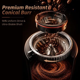 BOSTAR Molinillo Café 60 Niveles LED 48mm 250gr