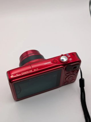 Canon PowerShot SX600 HS Roja con Caja