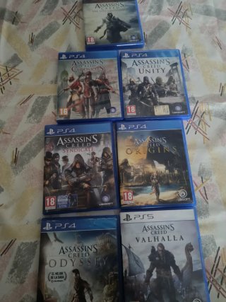 Pack 7 Juegos Assassin's Creed PS4/PS5
