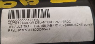 AMORTIGUADOR DELANTERO IZQUIERDO RENAULT TRAFIC COMBI (AB 4.01) 6 - plazas (L2H1) acristalado parcial 2,9t   Combi largo