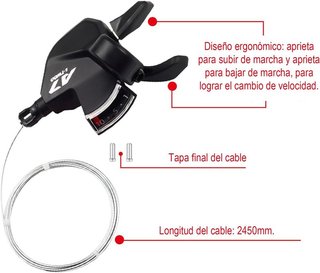 CNCLOL Maneta Cambio trasero 10v MTB Carretera