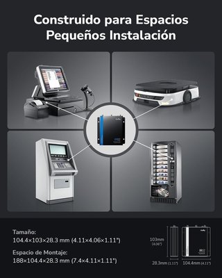 CUDY IR02 Router Industrial 4G Cat4 N150 Dual SIM