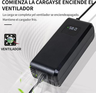 YANGZIDIANYUAN cargador 58V 4A LED 48V enchufe C13