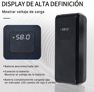 YANGZIDIANYUAN cargador 58V 4A LED 48V enchufe C13