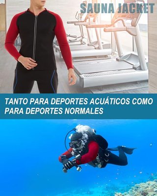 DownLTL Chaqueta Neopreno Hombres 2mm Manga Larga