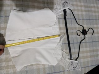 Top Corsé Blanco Encaje Zara Talla XS