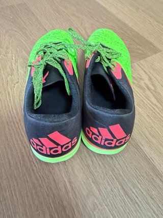 Zapatillas Adidas Futsal Verde y Rosa