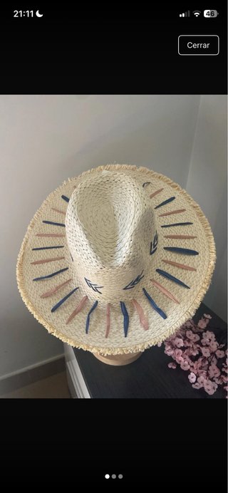 Sombrero paja