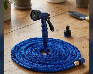 Tubo Estensibile Giardino 60M + Pistola Blu