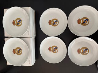 Set 6 Platos Pequeños Real Madrid