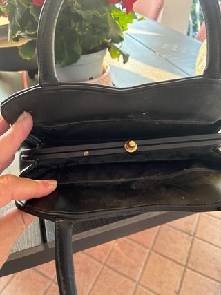 Borsetta vintage anni '50 nera