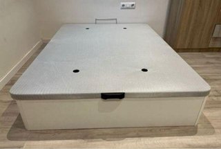 Canapé abatible blanco 135x190 NUEVO