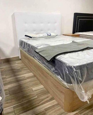 OFERTA Pack canape+colchón beige 135x190