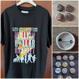Camiseta Rock Primark Talla L + Chapa Regalo