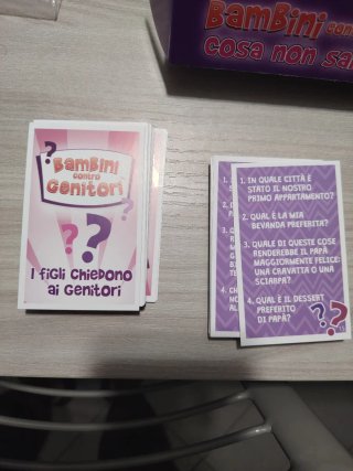 Bambini contro Genitori gioco da tavolo