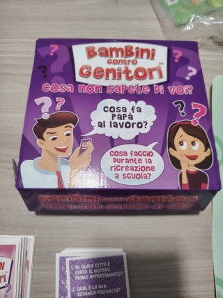 Bambini contro Genitori gioco da tavolo