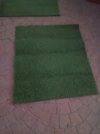 Residui di erba artificiale