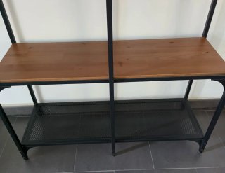 Estantería IKEA FJÄLLBO Negra/Madera