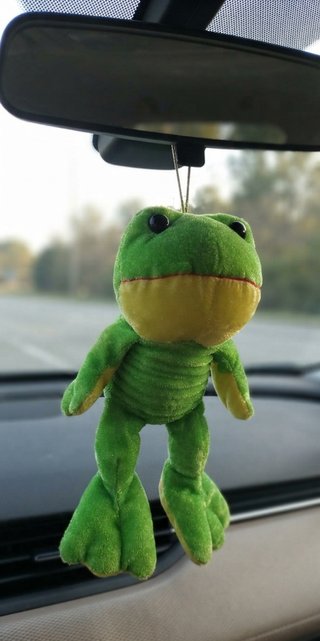 Lote 2 peluches rana para colgar
