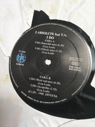 Vinilo 2 Absolute feat T.A. - I DO
