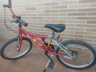 Bicicleta Infantil Roja Red Bull