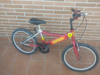 Bicicleta Infantil Roja Red Bull