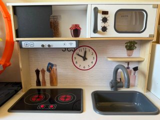 Cocina de juguete de madera