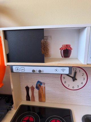 Cocina de juguete de madera