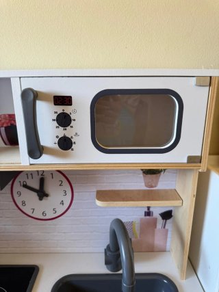 Cocina de juguete de madera