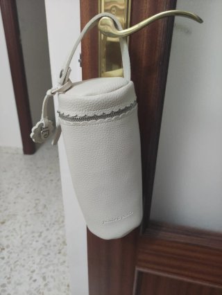 Porta biberón beige pasito a pasito