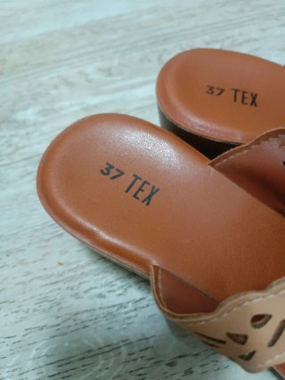 Sandalias Beige/Marrón Talla 37