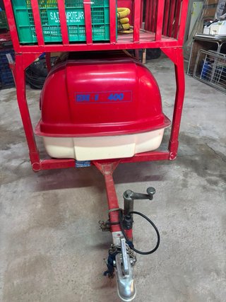 Pulverizador agrícola 400L con remolque