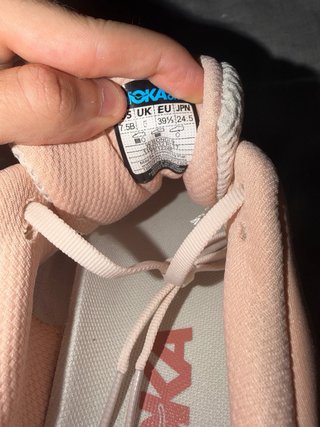 Hoka Bondi 9 zapatillas mujer beige/rosa