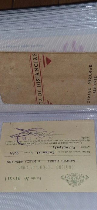 Álbum fotos  Documentos carnet Alicante etc