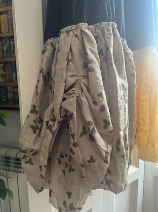 Vestido largo Ian Mosh algodón patchwork