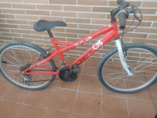 Bicicleta Montaña Roja Cups 32410