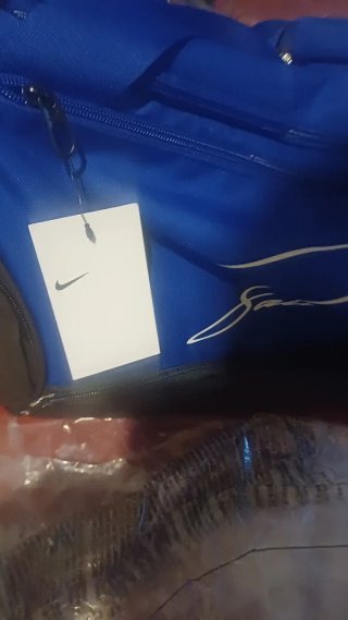 Bolso Deportivo Nike Azul y Negro PSG