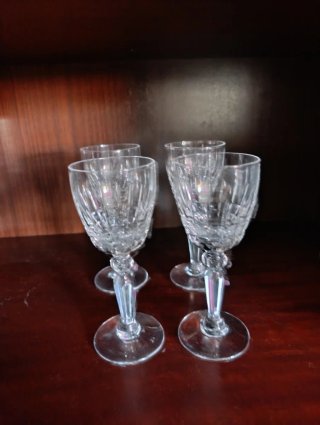 10 copas pequeñas de cristal para vino/xupito