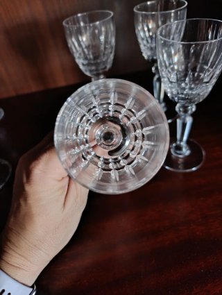 10 copas pequeñas de cristal para vino/xupito