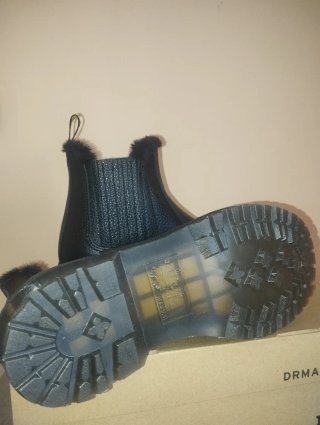 Stivaletti Chelsea Dr Martens Donna Neri
