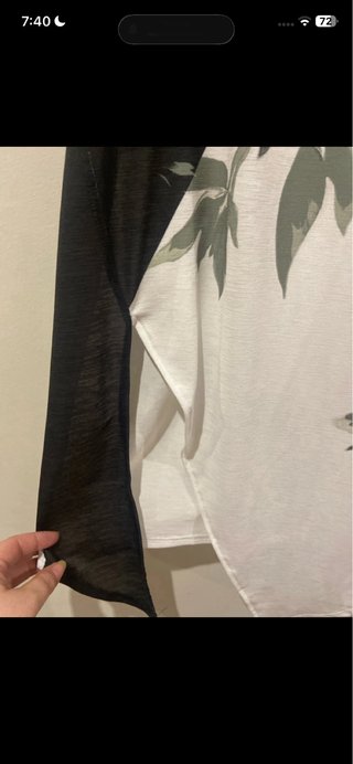 Camiseta asimetrica