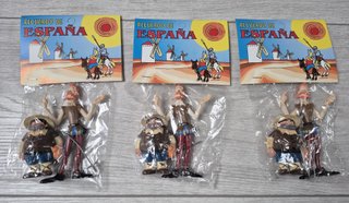 Lote 3 Bolsas Don Quijote Sancho Originales PVC