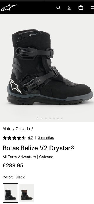 Botas Alpinestars Belize V2 Drystar Talla 43