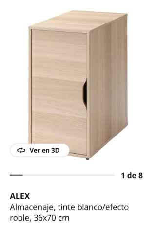 Escritorio IKEA LAGKAPTEN / ALEX blanco