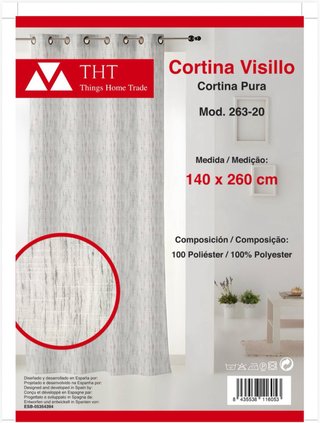 Cortina Visillo  140x260cm