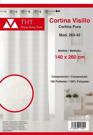 Cortina Visillo  140x260cm