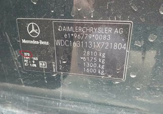 Airbag del der mercedes clase m (w163) 270 383488